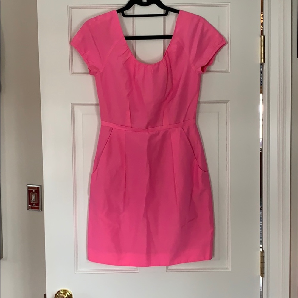 J. Crew Neon Pink Dress size 2 LIKE NEW
